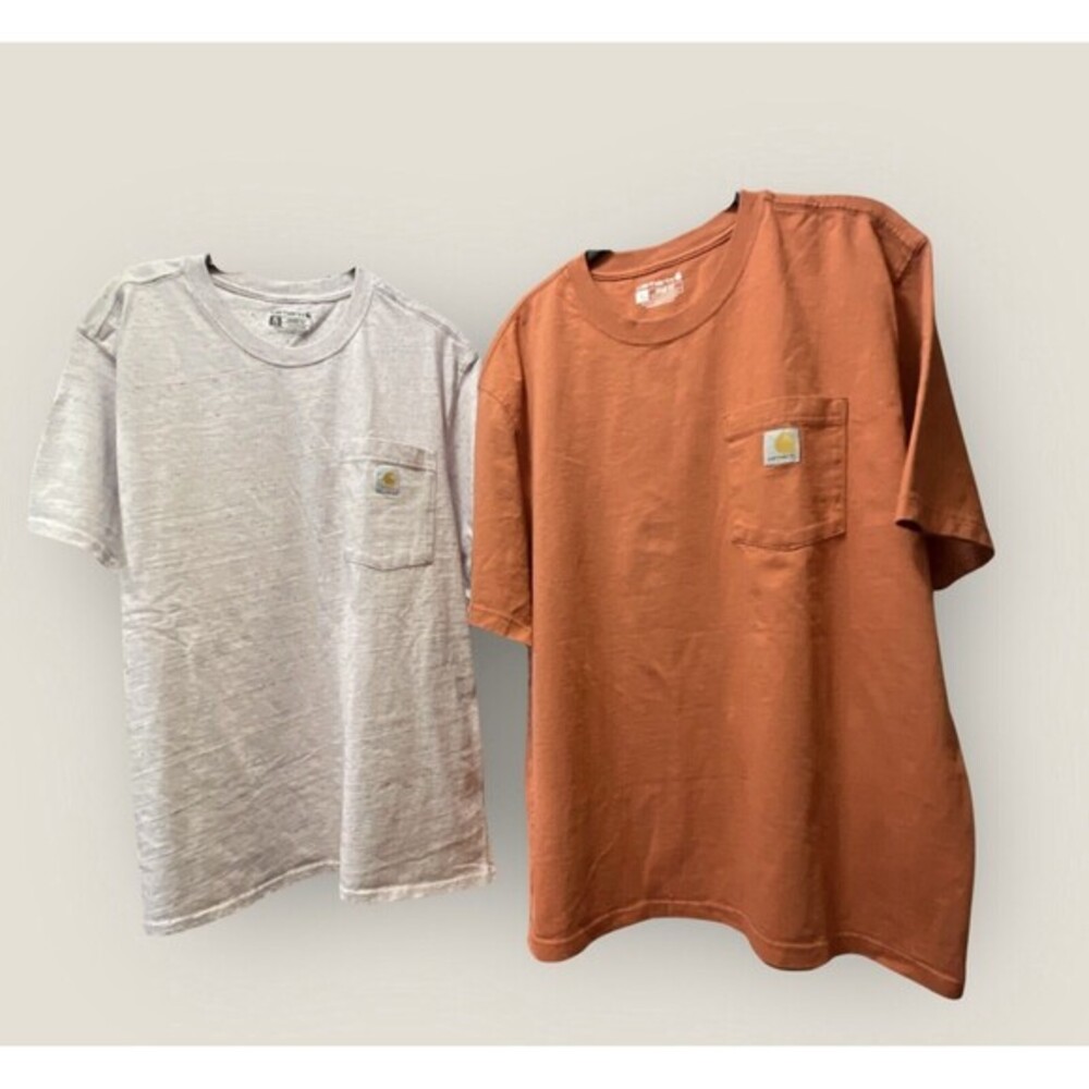 Carhartt Loose fit Men’s Shirt Size L&XL Lot Of 2